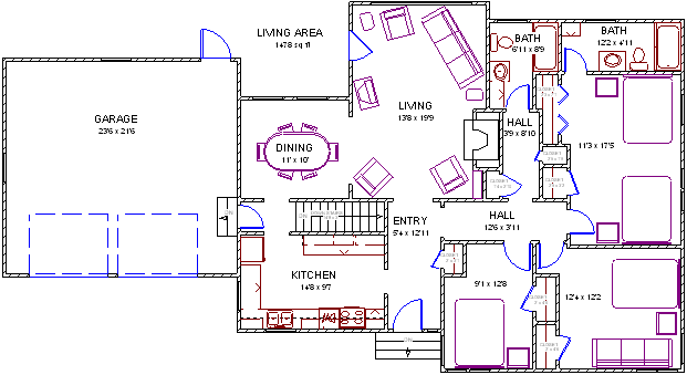 Baptist Hospitality House Floor Plan